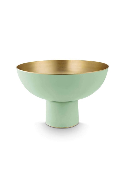 Vaso alto in metallo opaco
