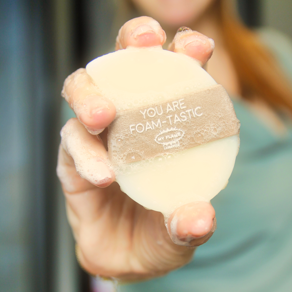 You Are Foam-Tastic - bagnoschiuma solido con spugna