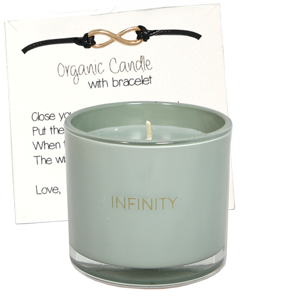 Infinity - "candela con braccialetto "