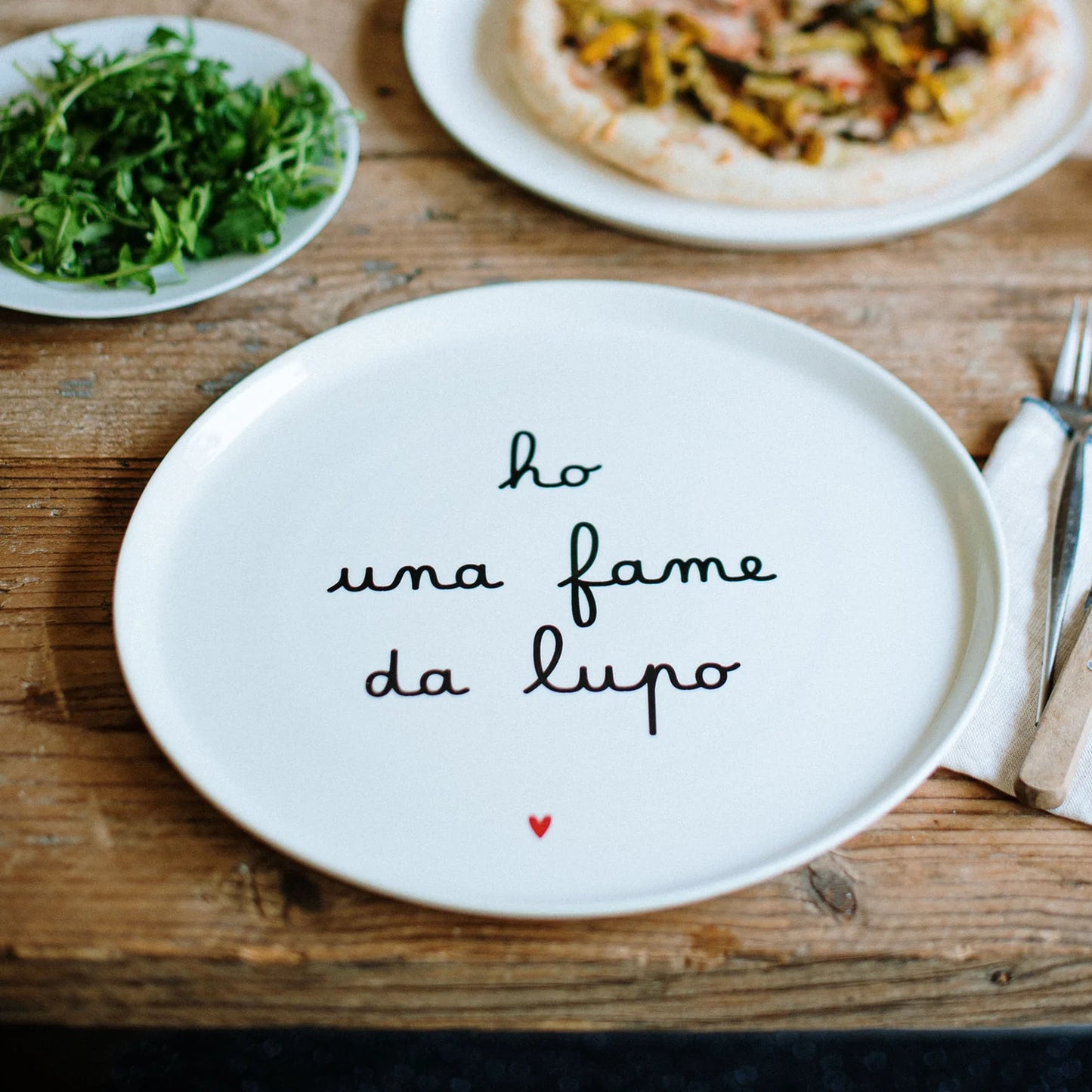 Ho una fame da lupo - piatto pizza