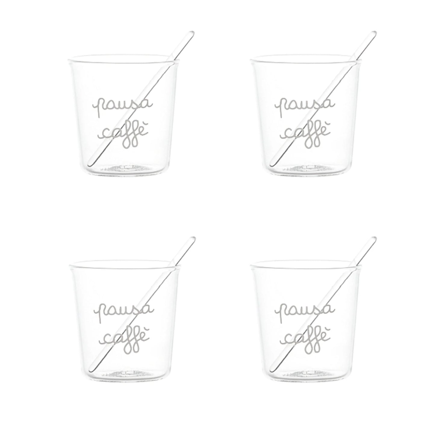 Pausa caffè - set 4 tazzine