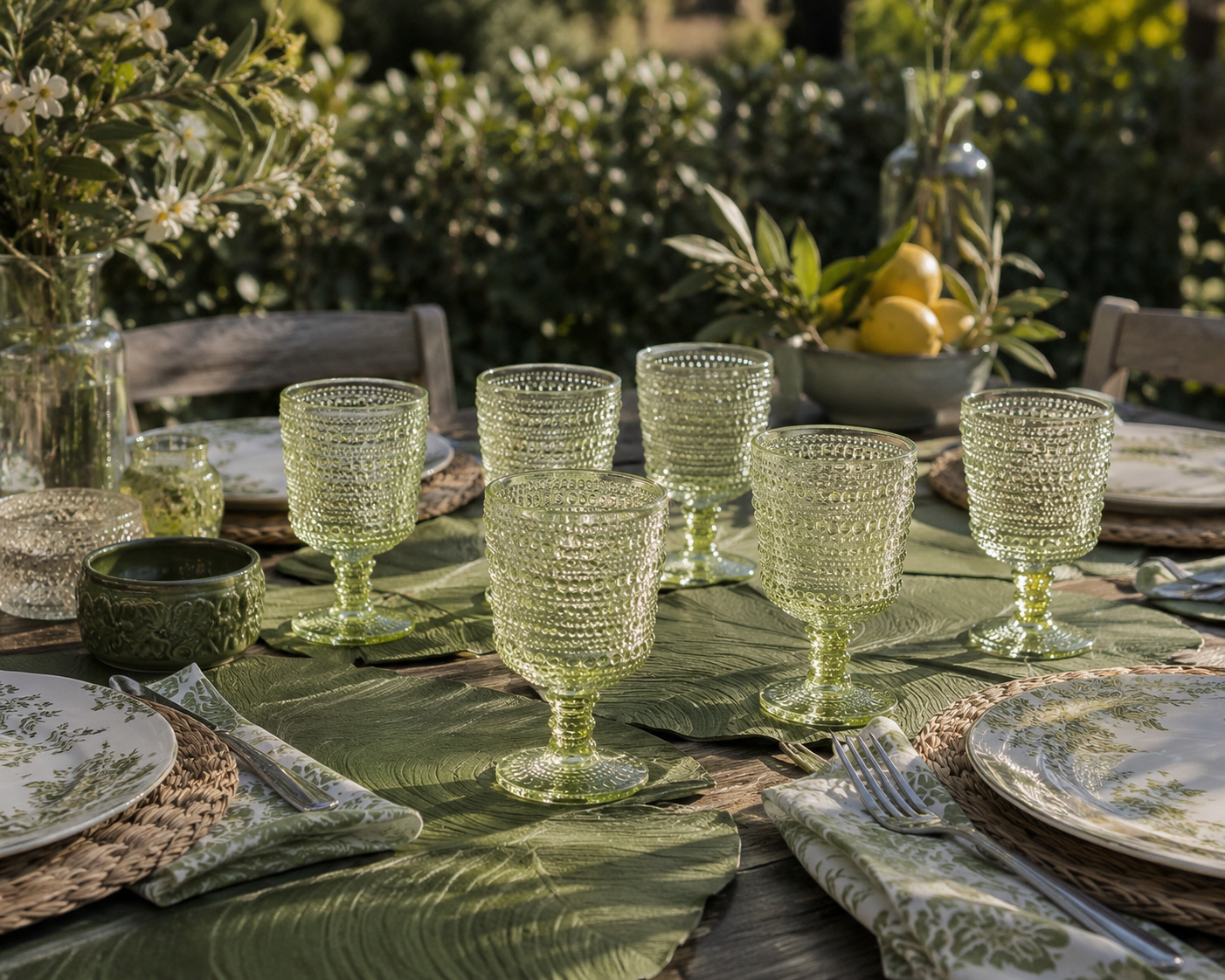Calici Vetro Verde