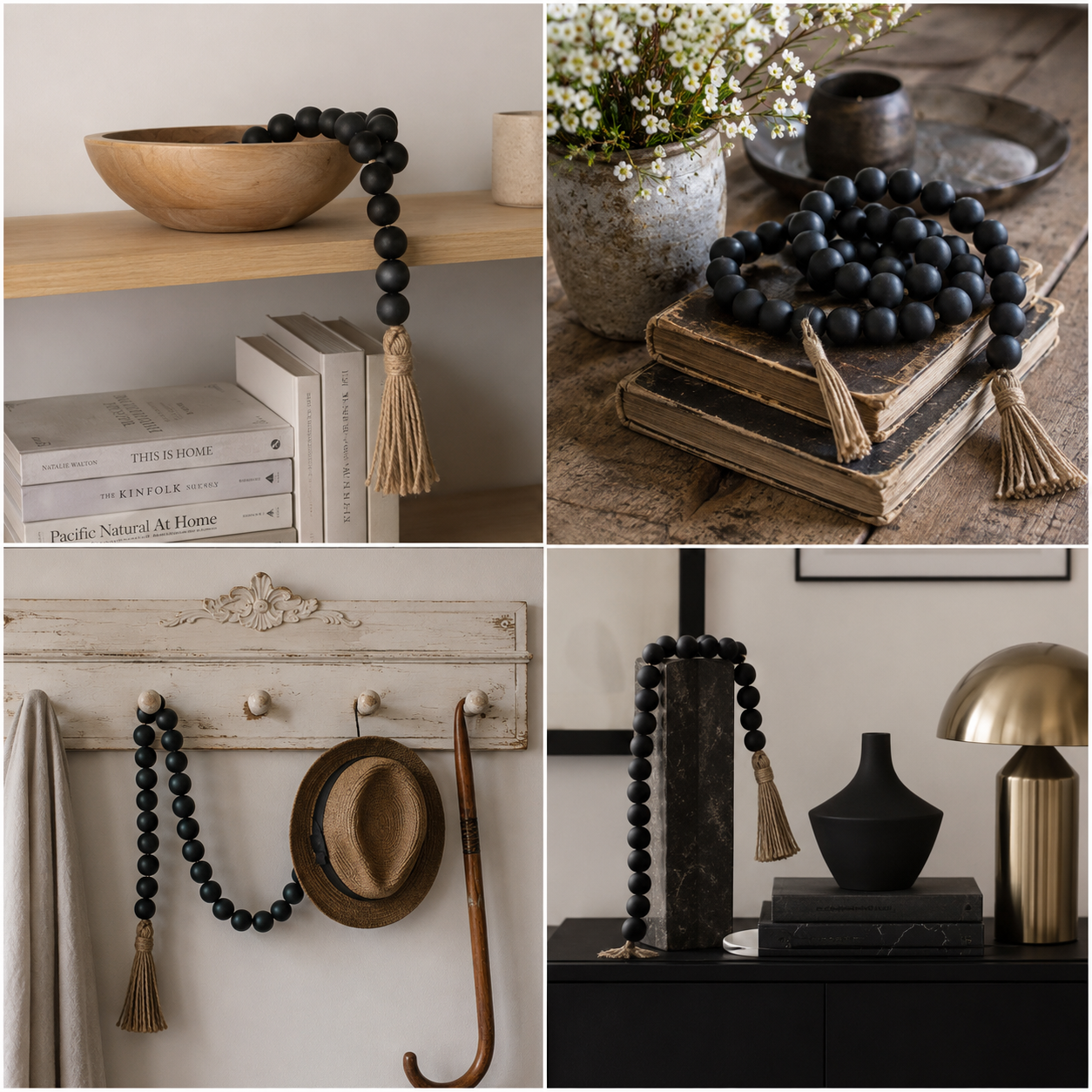 Ghirlanda Scandi Black