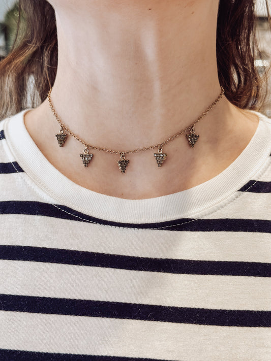 Collana Midnight Grapes