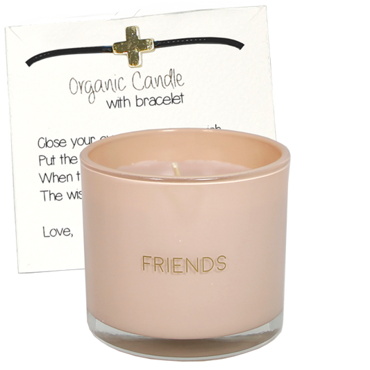 Friends - "candela con braccialetto "
