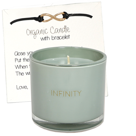 Infinity - "candela con braccialetto "