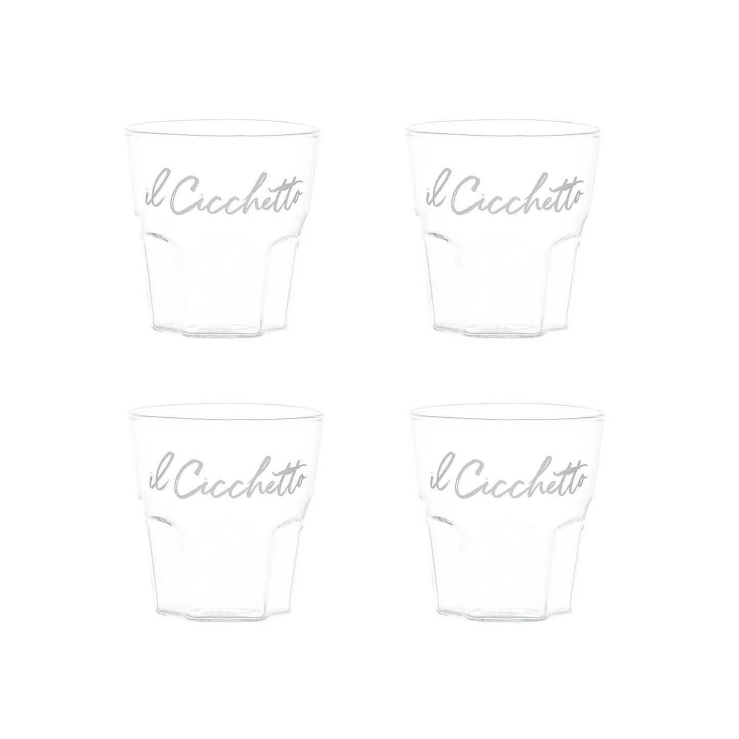 Il cicchetto - set 4 bicchieri